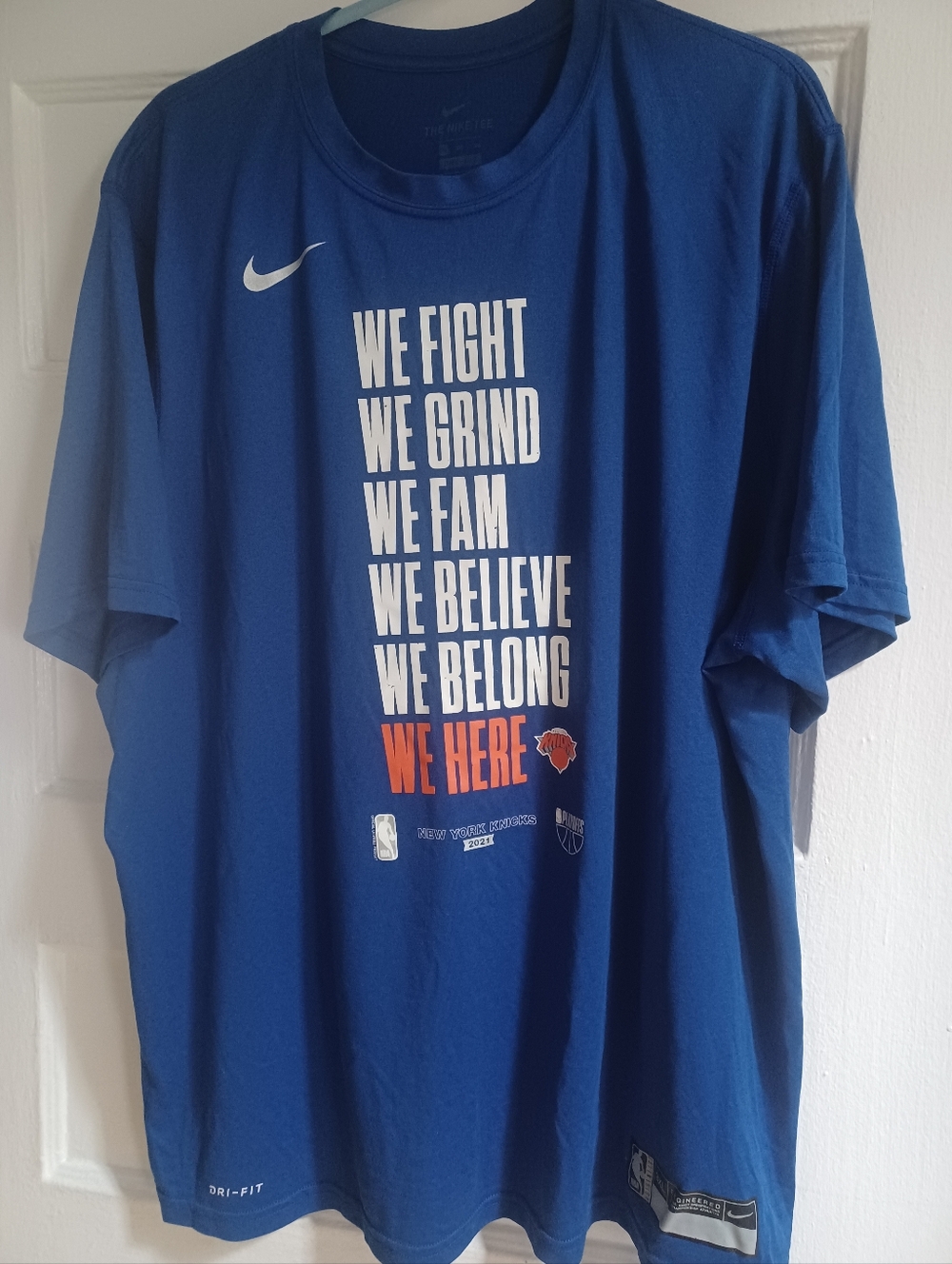 Knicks Blue Tee, Sz 3XL
